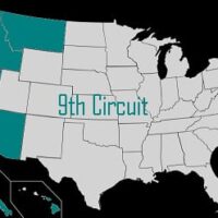 A map of the United States highlighting the states under the jurisdiction of the Ninth Circuit Court of Appeals. These states, where MMJ patients and gun rights debates often intersect, include Alaska, Arizona, California, Hawaii, Idaho, Montana, Nevada, Oregon, and Washington. CA Norml