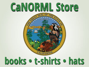 Cal NORML online store offering books, t-shirts. hats and more