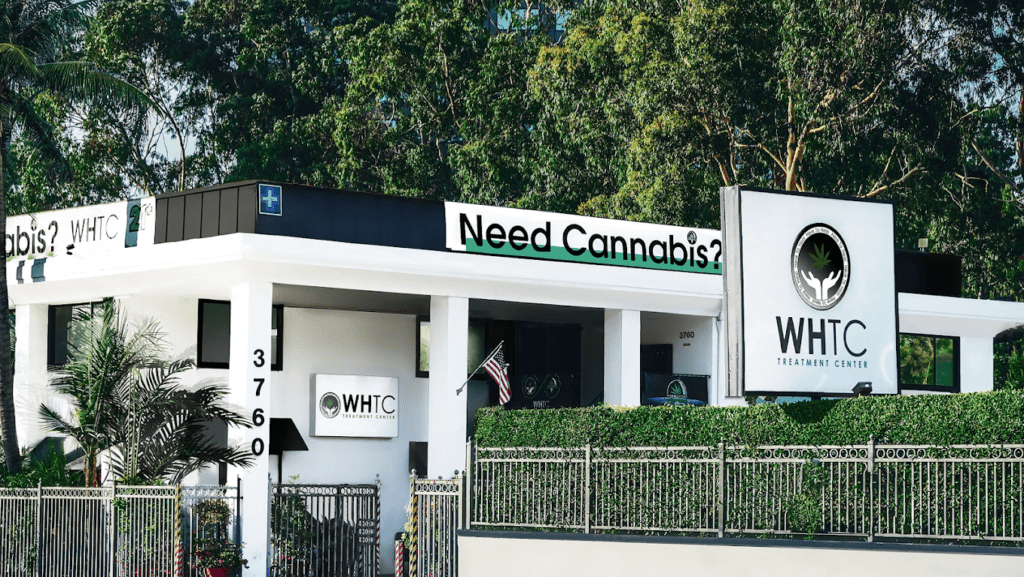 WHTC Dispensary and Weed Delivery outdoors