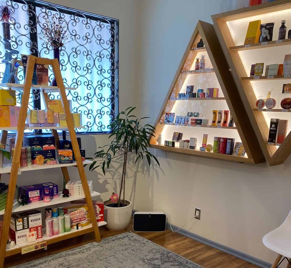 Photo inside Cornerstone Wellness Dispensary in LA